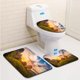 thumbnail image 1 of ABPHQTO Golden Sunrise Iluminando Carpa Camping Espectacular Paisaje Montaña Panorama Escocia Juego de alfombras de baño de 3 piezas Alfombra de baño Alfombra de contorno y tapa de inodoro ABPHQTO Cont-CHAPPLE-28477, 1 of 2
