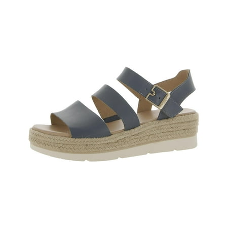 UPC 017113991118 product image for Dr. Scholl s Shoes Womens Once Twice Faux Leather Ankle Strap Wedge Sandals | upcitemdb.com