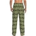 thumbnail image 3 of Xecao Green Snake Men's Straight Lounge Pajama Pants: The Ultimate in Comfortable Sleepwear, 3 of 9