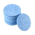 thumbnail image 1 of Unique Bargains Éponge à Souder 55x55x11mm pour Nettoyeur de Pointes de Fer, Rond Bleu 20 Pcs, 1 of 3