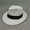 White, variant on Under $ 5 Black Bucket Hats Straw Polyester Fisherman's Hat Unisex Men Women Panama Wide Brim Straw Hats Aldult Jazz Straw Hat Top Hat Sun Hat