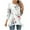White Tops for Women_t, variant on CYMMPU Women's Floral Printed 3/4 Length Sleeve Summer Fall Shirts Casual Basic Tees Crewneck Business Work Blouses to Wear with Leggings Trendy Hide Belly Tunic Tops 2025 Clothes White L