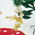 thumbnail image 5 of PPgejGEK Xmas Electroplating Jumping Deer Pendant Decoration Products Bells Xmas Tree Decorations Window Display Props Xmas Tree Ornament for Adorning the Fireplace Mantel During the Holidays, 5 of 7