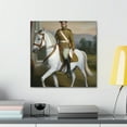 thumbnail image 3 of Galloping Cavalryman. - Canvas, 3 of 10