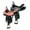 Black, variant on RESISTANCE Western Adult Barrel Saddle with Silver Conchos