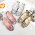 thumbnail image 5 of Godderr Kids Girls Dress Shoes Toddler Mary Jane Shoes Princess Flats Shoes Comfortable Autumn Winter Shoes, 5 of 5