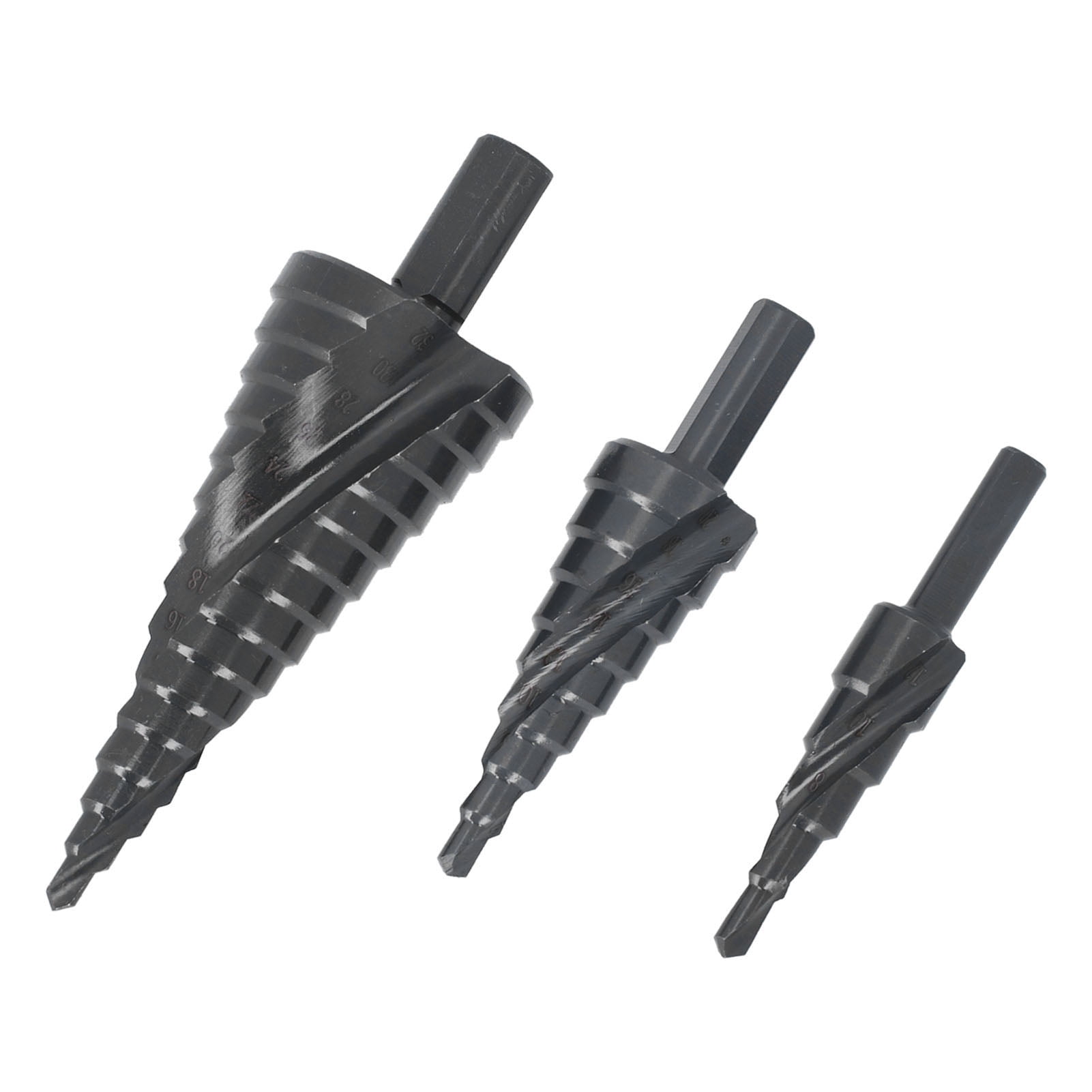 ANGGREK Cone Drill Bit,Nitrided Spiral 