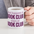 thumbnail image 4 of CafePress - What Happens At Book Club Mug - 11 oz Ceramic Mug - Novelty Coffee Tea Cup, 4 of 4