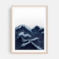 thumbnail image 2 of Japanese Wall Art Ocean Wall Art Minimalist Print Navy Blue Surf Wall Art Japandi Wall Art Wabi Sabi Painting - Japan Painting Waves Ocean Seascape Marine Life Unframed Wall Art Print 20 x 28 inches, 2 of 16
