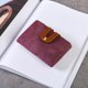 thumbnail image 4 of BEMS-1 Uds. Cartera pequeña de cuero plegable para mujer, Mini monedero con cremallera, 4 of 5