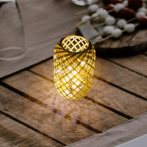 Rustic Handwoven Bamboo Lamp Shade Ceiling Light Cover Lantern