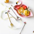 thumbnail image 2 of Fourchette à Dessert en Acier Inoxydable 4 Pcs Fourchette de Service Décorative Fourchette à Dessert pour Fête, 2 of 9