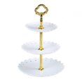 thumbnail image 4 of 3-Tier Cupcake Stand Cake Dessert Wedding Event Party Display Tower Plate Round, 4 of 8