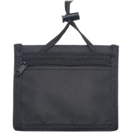 Advantus Horizontal Id/convention Neck Pouch - Horizontal - Nylon - 12 / Pack - Black (avt-75452)