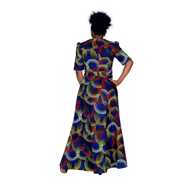 strapless open back dress Green Gold Multi African Ankara Print Plus Size Short Party Dress –  Africanclothinghub