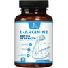 L Arginine Supplement - Nitric Oxide Pills for Men - Stamina Endurance Performance for Workouts - 60 Vegan Capsules