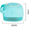 thumbnail image 2 of Pet Grooming Brush Bath Brush with Shampoo Container, 2 of 5