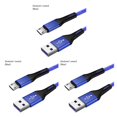 thumbnail image 2 of Sidaley Cable de teléfono Cable USB de nailon Reemplazo de línea de datos de carga rápida para Android Micro USB, azul, 1 m Type1 NO1, 2 of 6