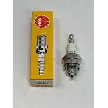 NGK Genuine BPMR7A Spark Plug for Garden Equipments, 0.81 oz