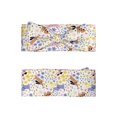 thumbnail image 2 of Wukai Floral Puppy Print Baby Bow Headband for Newborn Infant Baby Toddler Girls, 2 of 5