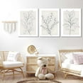 thumbnail image 3 of 3Pcs Neutral Botanical Wall Art Minimalist Abstract Botanical Line Canvas Posters Prints Modern Beige Boho Plant Paintings Wall Decor Pictures for Bedroom Living Room Home Decoration, Und, 3 of 7
