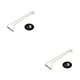 thumbnail image 1 of Cateissary Sola debajo del gabinete Stemware Rack Barra de cocina Alambre de acero inoxidable Soporte para colgar copas de vino 27cm 2piezas, 1 of 6