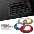 thumbnail image 6 of TNOBHG Pvc Car Interior Trim 5m Car Interior Decorative Strips Electroplated Car Trim Strip Kit Diy Decoration Flexible Strips Molding Auto Styling Strips, 6 of 8