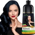 thumbnail image 1 of Herbishh Hair Color Shampoo - Magic Long-Lasting Hair Dye for Gray Hair Coloring in Minutes - 500 Ml - 3-In-1 Ammonia-Free Formula (Blue Black), 1 of 5