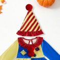 thumbnail image 4 of OJSFQUFP Halloween Outfit Infant Baby Girl Halloween Clown Cos Long Sleeve Romper Dress with Hat Toddler Trick Or Treat Outfit 0-18M, 4 of 5