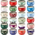 thumbnail image 4 of NGD 24Pack Christmas Scented Candle Tins Gift Set - Soy Wax Festive Candles 2.5oz- Long Lasting Burn time for Christmas Thanksgiving Gifts Holiday Decor & Gifting., 4 of 12