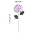 thumbnail image 3 of Artificial Hydrangea Flowers Real Touch Faux Hydrangea Blooms For Home Decor Wedding Arch Bouquet Bridal Handheld Party Floral Supply, 3 of 6