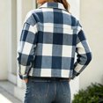 thumbnail image 7 of PiGOGI Womens Long Sleeve Cardigan Coat Button Front Jacket with Turndown Collar and Pockets Casual Soft Outerwear for Daily Wear, 7 of 7