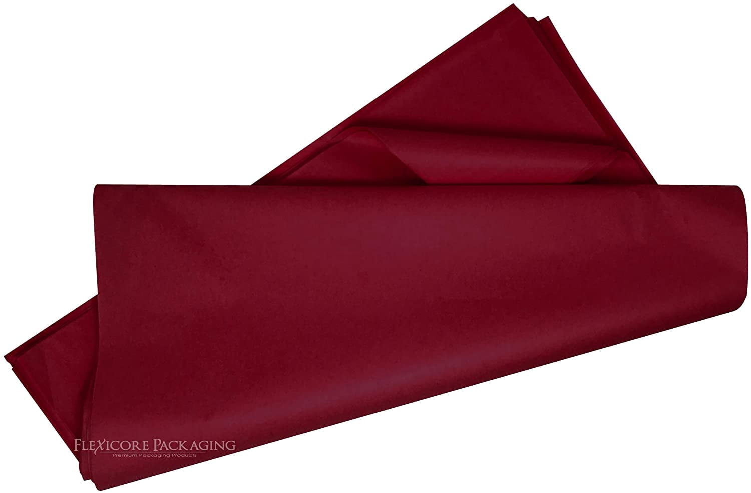 Flexicore Packaging Burgundy Gift Wrap Tissue, (10 Rolls)