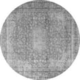 thumbnail image 1 of Ahgly Company Indoor Round Persian Gray Traditional Area Rugs, 5' Round, 1 of 1