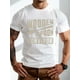thumbnail image 1 of Camiseta informal para hombre con estampado gráfico "Wooden Spoon Survivor", manga corta, cuello redondo, top veraniego de moda para uso diario, tallas grandes, 1 pieza, 100 % algodón, camiseta inform, 1 of 6