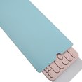 thumbnail image 2 of Funda de cuero para teclado, resistente al agua y al polvo, de PVC, de doble cara, portátil, para viajes, para Logitech K380, color azul claro y plateado, 2 of 5