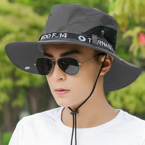 Sombrero de protección solar para hombres,Sombrero de pescador para hombres Sombrero de pescador transpirable de verano Sombrero de pescador Durabilidad probada en el tiempo
