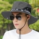 thumbnail image 3 of Sombrero de pescador para hombre,Sombrero de pescador para hombre Sombrero de pescador de verano Sombrero de pescador transpirable Máxima confiabilidad, 3 of 5