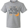 thumbnail image 3 of Inktastic I Love My Gigi To The Moon and Back Youth T-Shirt, 3 of 5