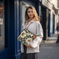 thumbnail image 6 of FORMRS 13"-13.3" Laptop Sleeve Protective Case Soft Carrying Quilted Computer Bag Cover, Gray Floral Pattern, 6 of 7