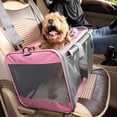 thumbnail image 5 of Pet Carrier for Large and Medium Cats up to 25 Lbs,Soft-Sided Pet Carrier for Big Medium Cats and Puppy Dog Carriers Cat Carriers,TSA Airline Approved Pet Privacy Protection Travel Carrier - Pink, 5 of 8