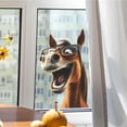 thumbnail image 3 of Funny Horse Window Stickes - Car Window Clings Decal, 3D Self Adhesive Waterproof Animal Wall Sticker, Cute Animal Stickers for Home Glass Decoration, Funny Car Decoration Stickers, 3 of 9