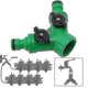 thumbnail image 2 of Garden 2-way Adapter Y Tap Connector Fitting Switch Irrigation Hose Pipe G3 / 4, 2 of 2