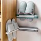 thumbnail image 5 of Billuyoard Estante para zapatillas de baño plegable múltiple, impermeable, para baño, pared de baño, escurridor, estante plegable para zapatos, Type1 NO1 Billuyoard HA000433-03B, 5 of 6