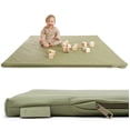 thumbnail image 1 of Alfombrilla de juego para bebés ZICOTO, elegante, acolchada, extra gruesa, de piel vegana, 1 of 8