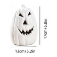 thumbnail image 4 of Halloween LED Lights Faux Pumpkin Decoration Large Plastic Jack O' Lantern Reusable Carved Pumpkin Lantern for Fall Halloween Indoor Outdoor Decor Party Centerpiece Halloween Decor, 4 of 8