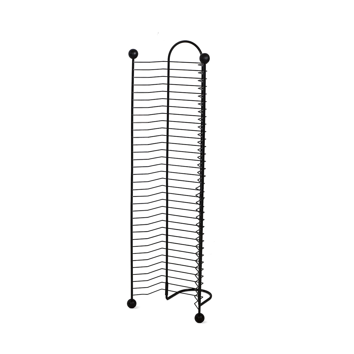Atlantic 32-Disc Modern Nestable Wire Rack Media Storage Tower (32 CDS, 32 DVDs), Gunmetal