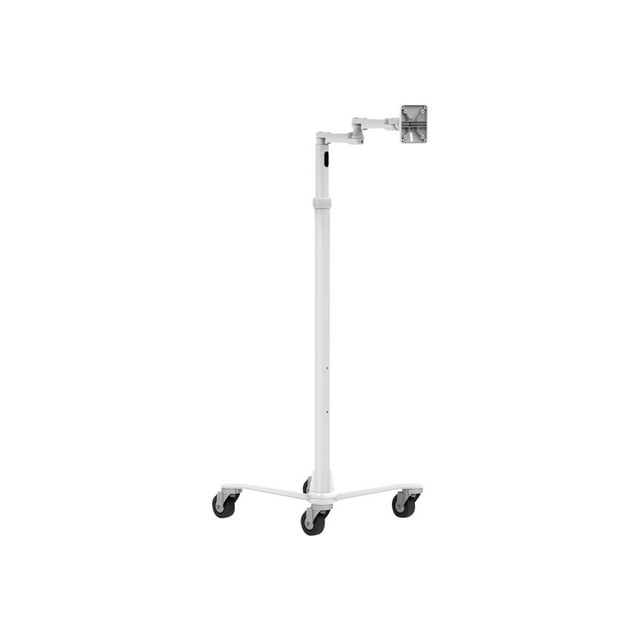 COMPULOCKS MEDICAL ROLLING CART EXTENDED - VESA COMPATIBLE WHITE
