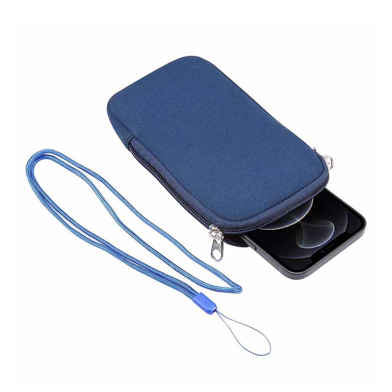 General Zippered Phone Case Protective Shockproof Cover For Smartphones On The Go