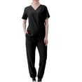 thumbnail image 4 of Cotton-Polyester Nurse Gowns, Short Sleeve Separate Set, Machine Washable, Comfortable Fit, For Healthcare Workers, Disposable Gowns, Lightweight Fabric, Hygienic Protection, Medical Uniforms,, 4 of 8